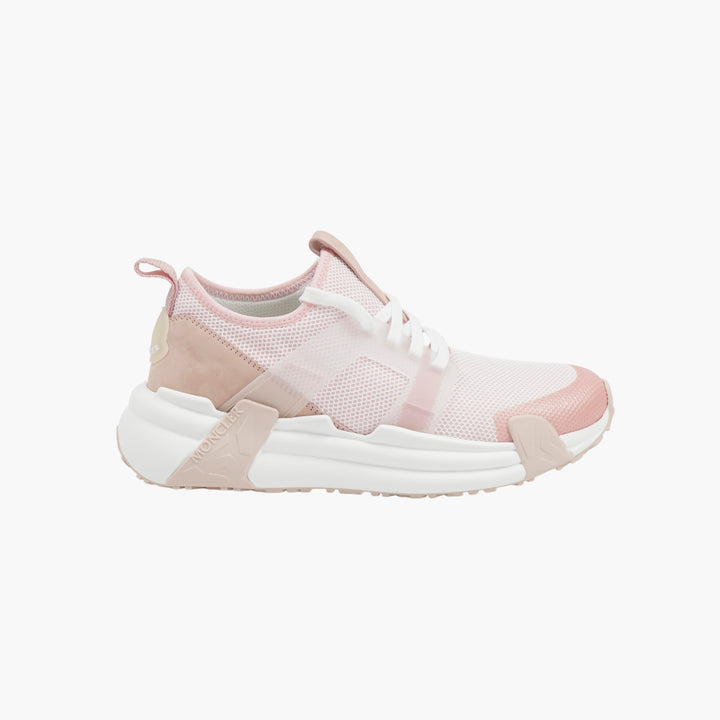 Moncler Pink-White Mesh Sneakers