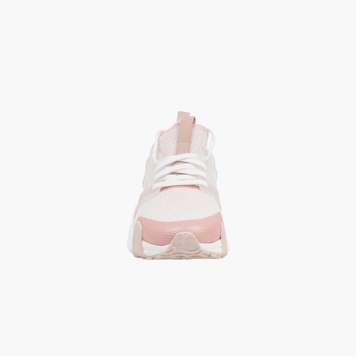 Sneakers Moncler in rete rosa-bianca