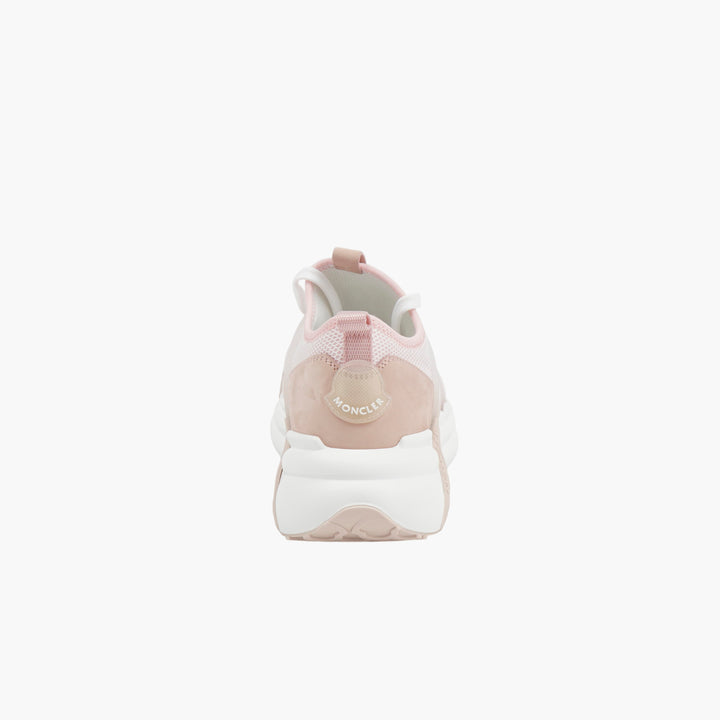 Sneakers Moncler in rete rosa-bianca