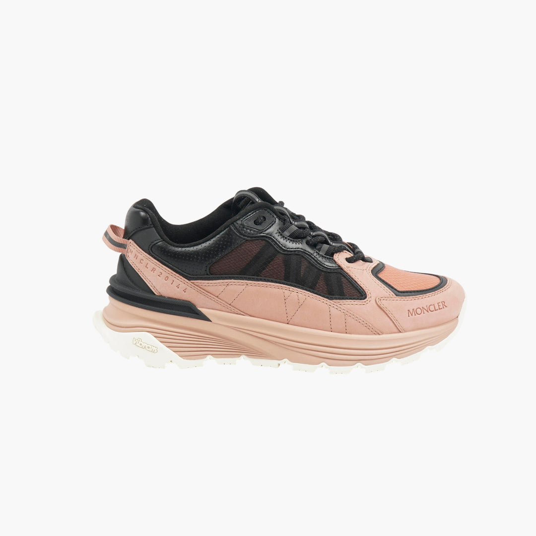 Moncler Sneakers Nero-Rosa Suola Vibram