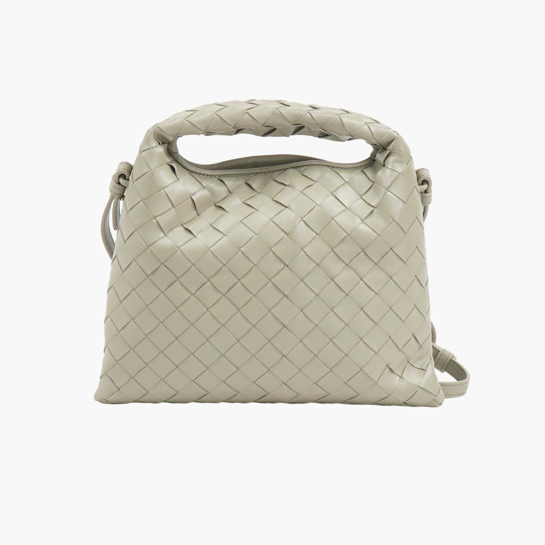 Borsa a mano Bottega Veneta in pelle intrecciata Verde