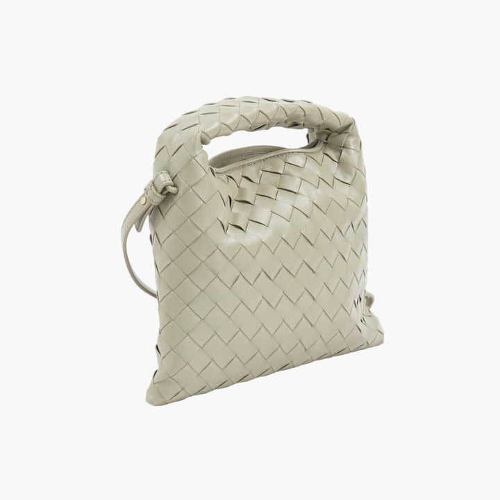 Bottega Veneta Leather Intrecciato Handbag Green