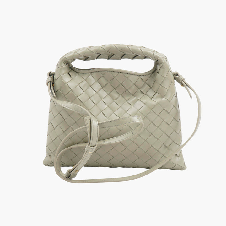 Borsa a mano Bottega Veneta in pelle intrecciata Verde