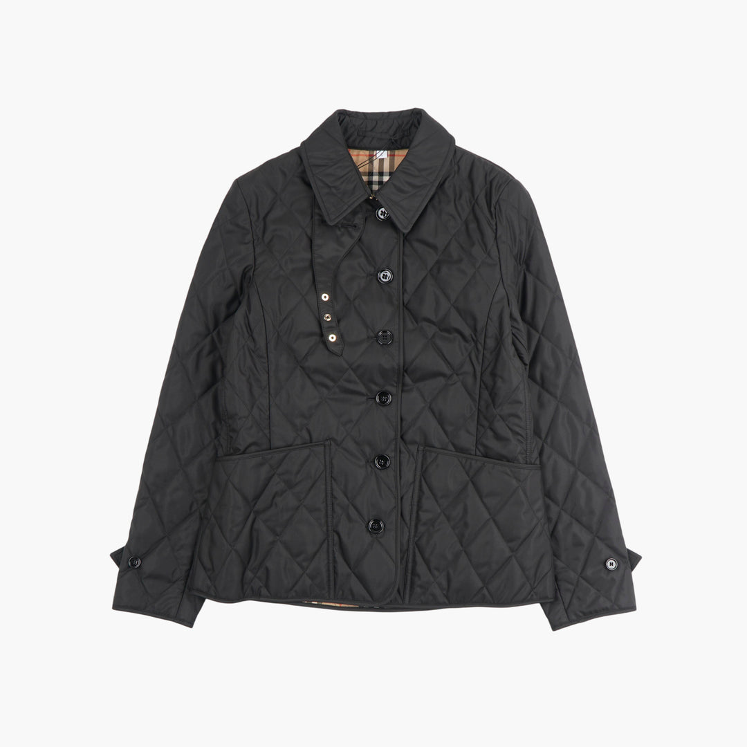 Burberry Black Fernleigh Quilted Jacket