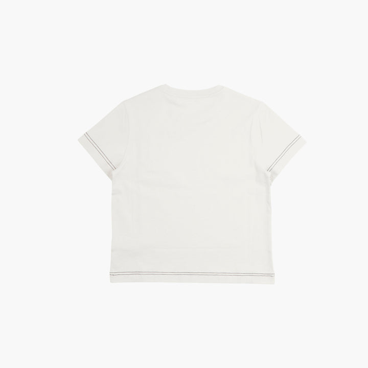 BURBERRY Ivory-Blue T-Shirt