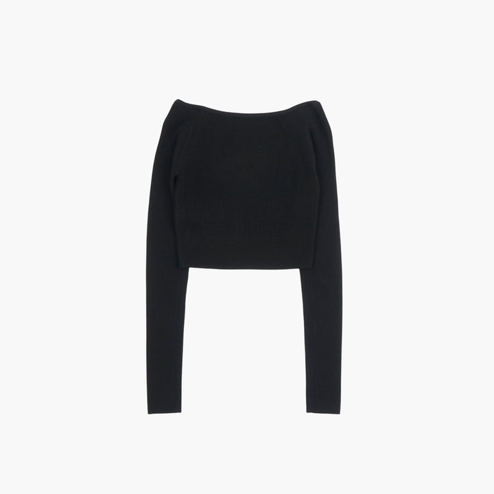 DIESEL Black Cropped Sweater