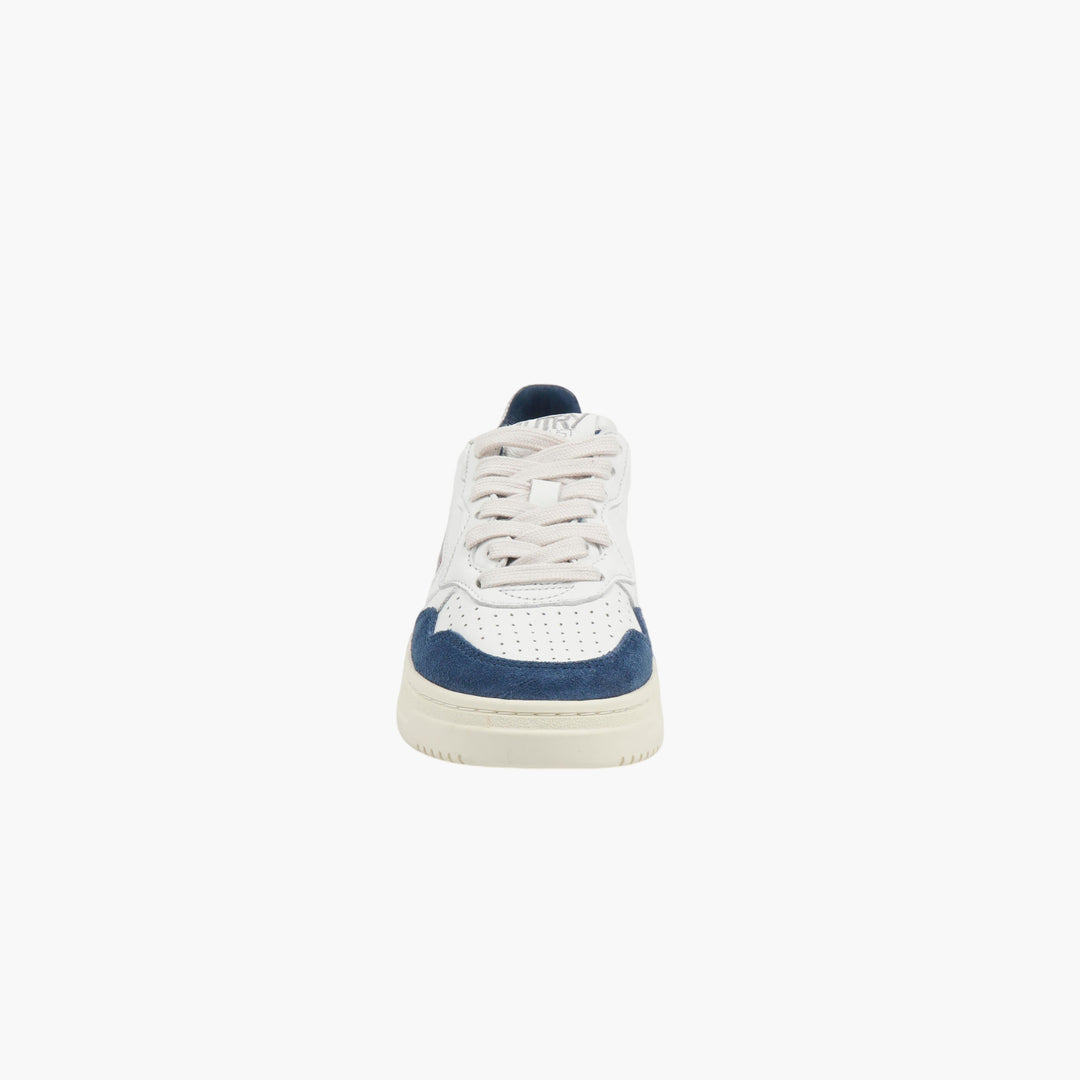 Autry White-Navy Leather Sneakers