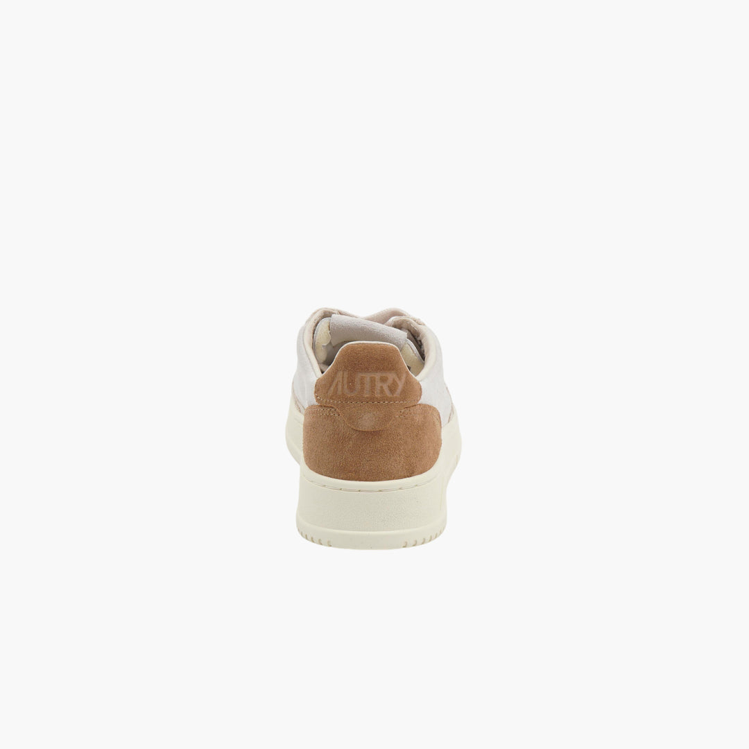 Sneakers Autry in pelle scamosciata beige-marrone