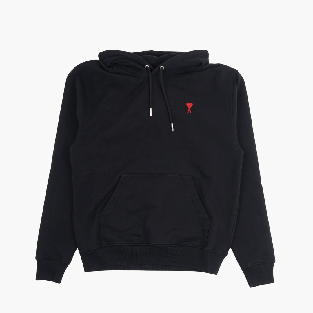 Ami Alexandre Matiussi Black-Red Hoodie