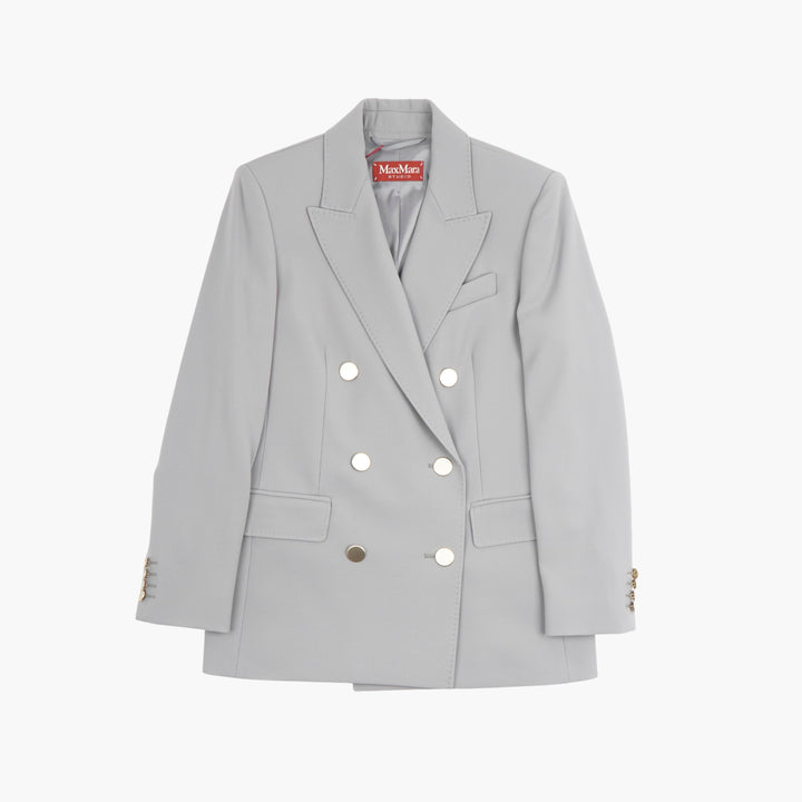 Blazer doppiopetto grigio-oro Max Mara