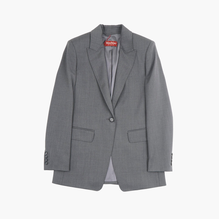 Blazer monopetto grigio Max Mara