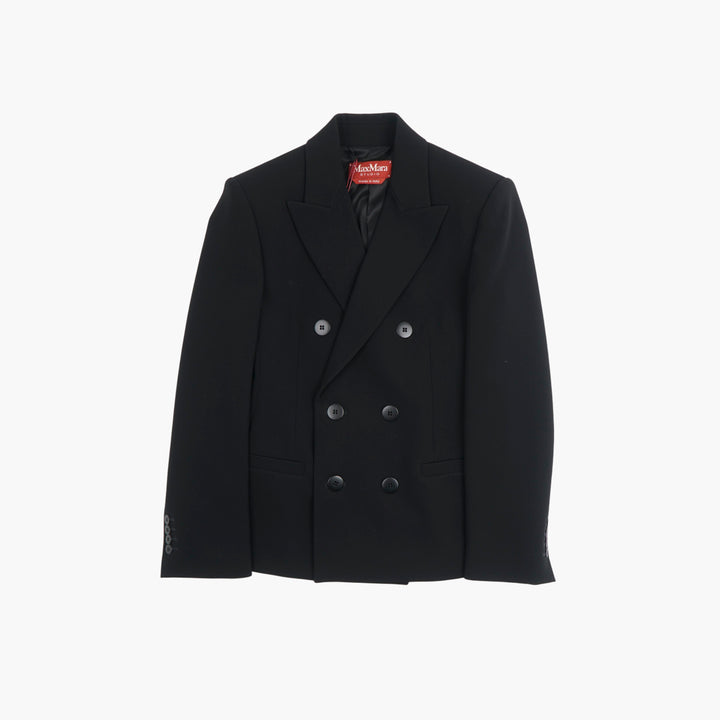 Max Mara Black Double-Breasted Blazer