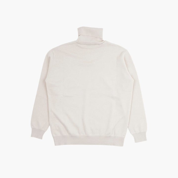 Maglione dolcevita bianco Brunello Cucinelli