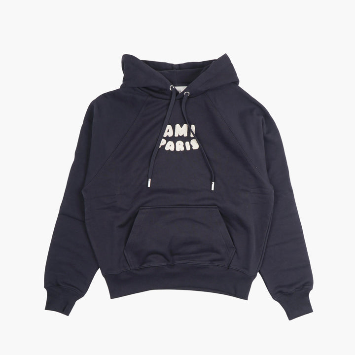 Ami Alexandre Matiussi Black Cotton Hoodie