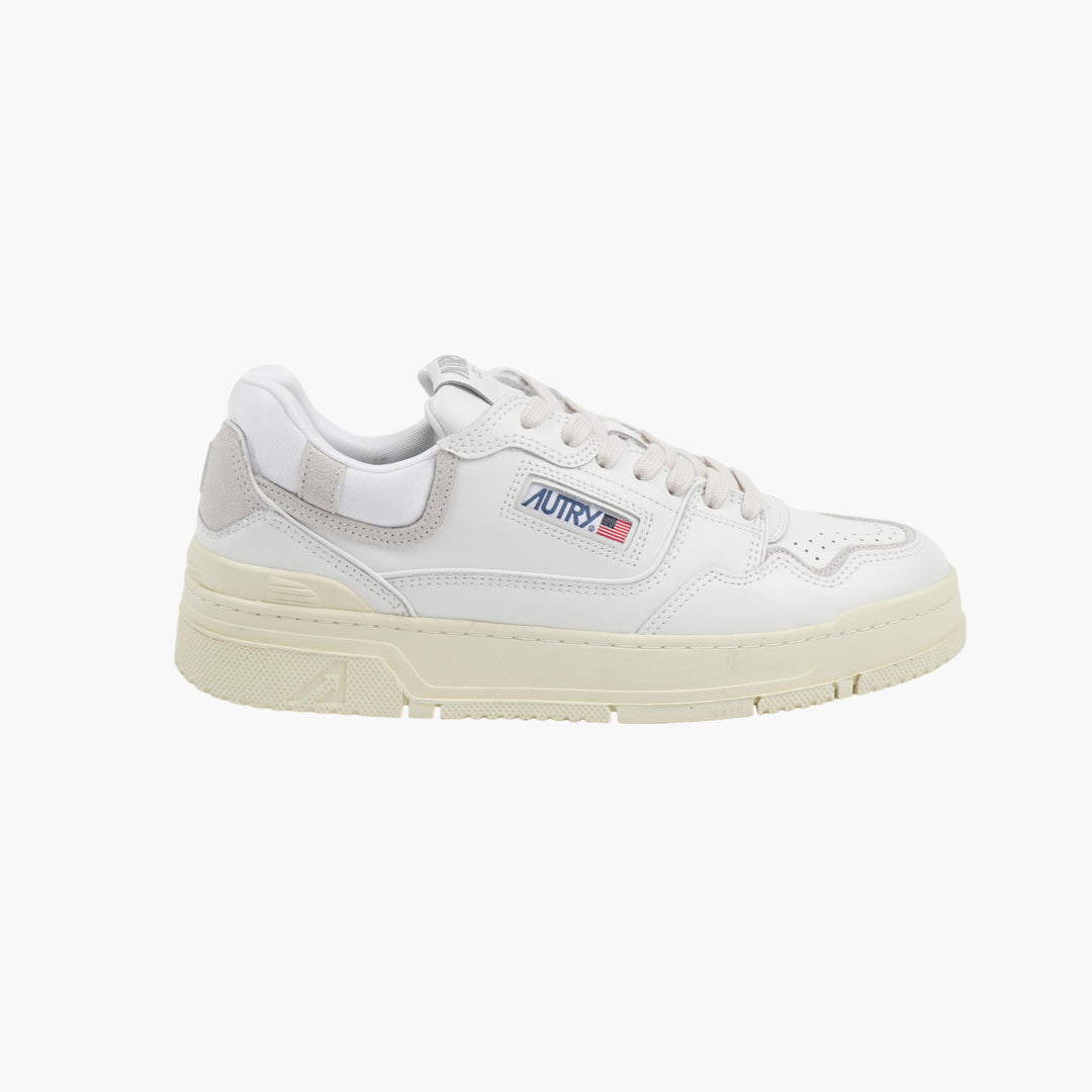 AUTRY White Leather Sneakers