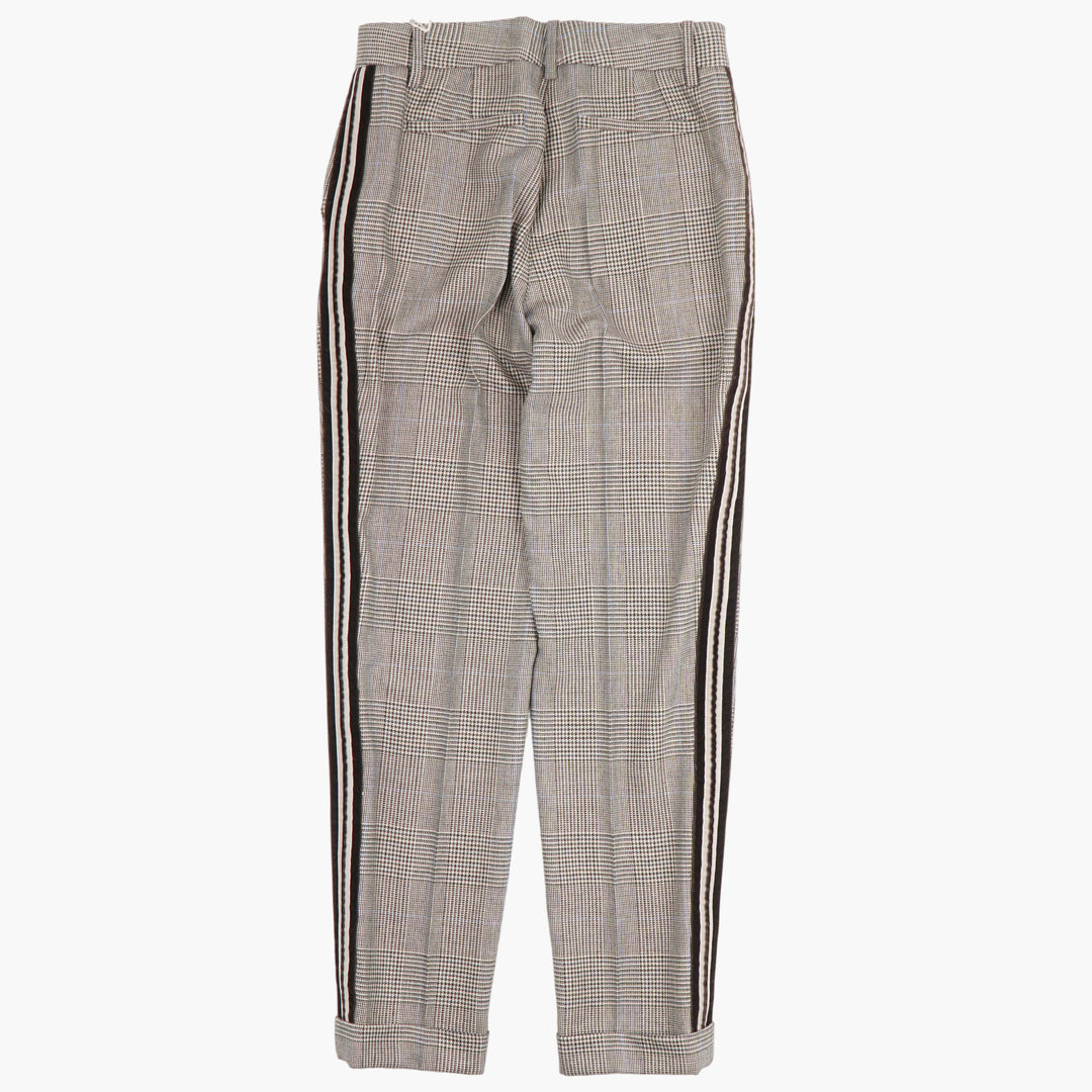 PAROSH Checked Beige-Multi Trousers