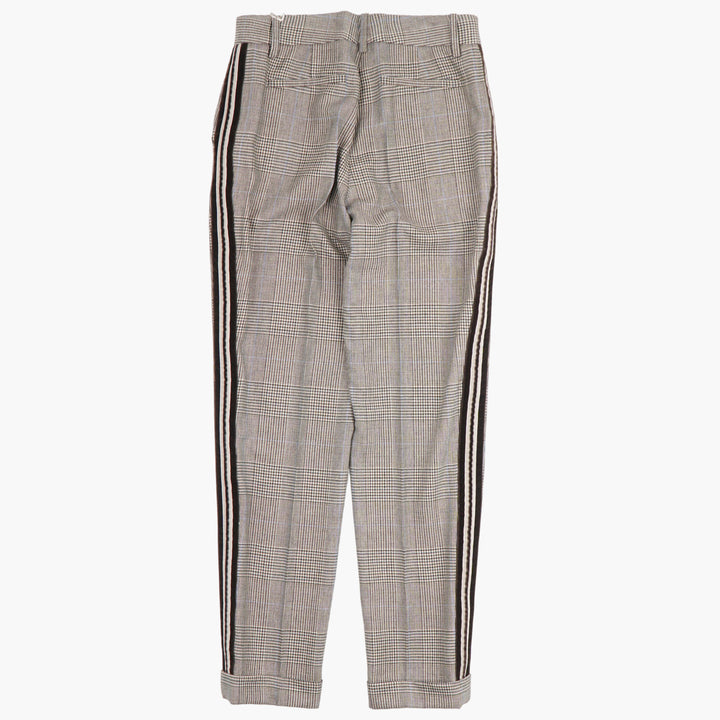 PAROSH Checked Beige-Multi Trousers