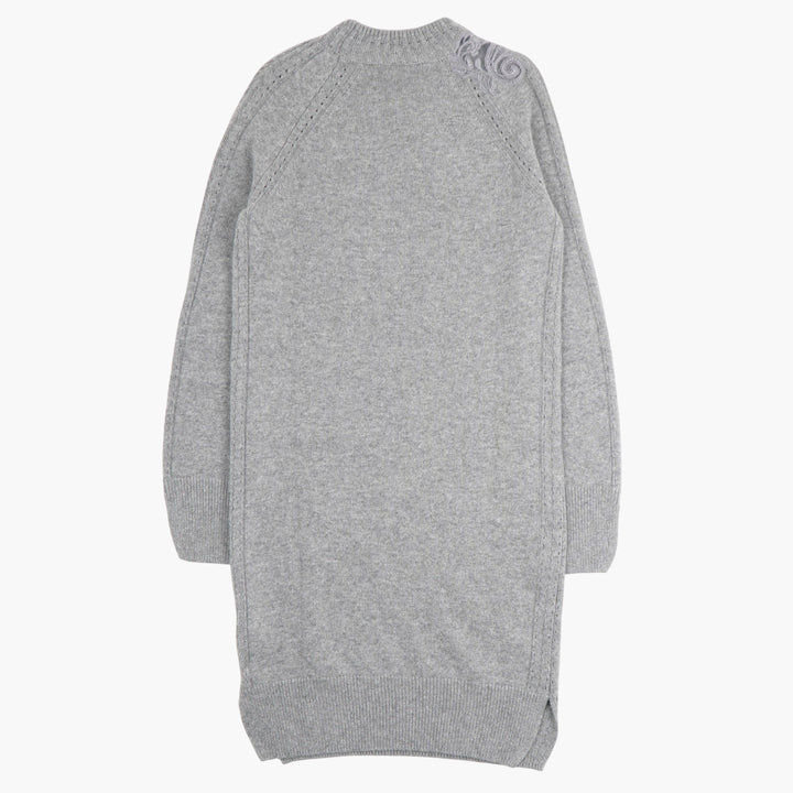 Ermanno Scervino Grey Sweater Dress