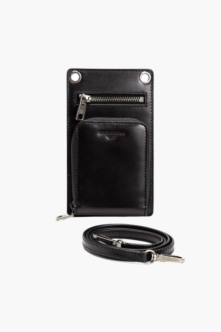 Dolce & Gabbana Black Leather Wallet - Made in Italy