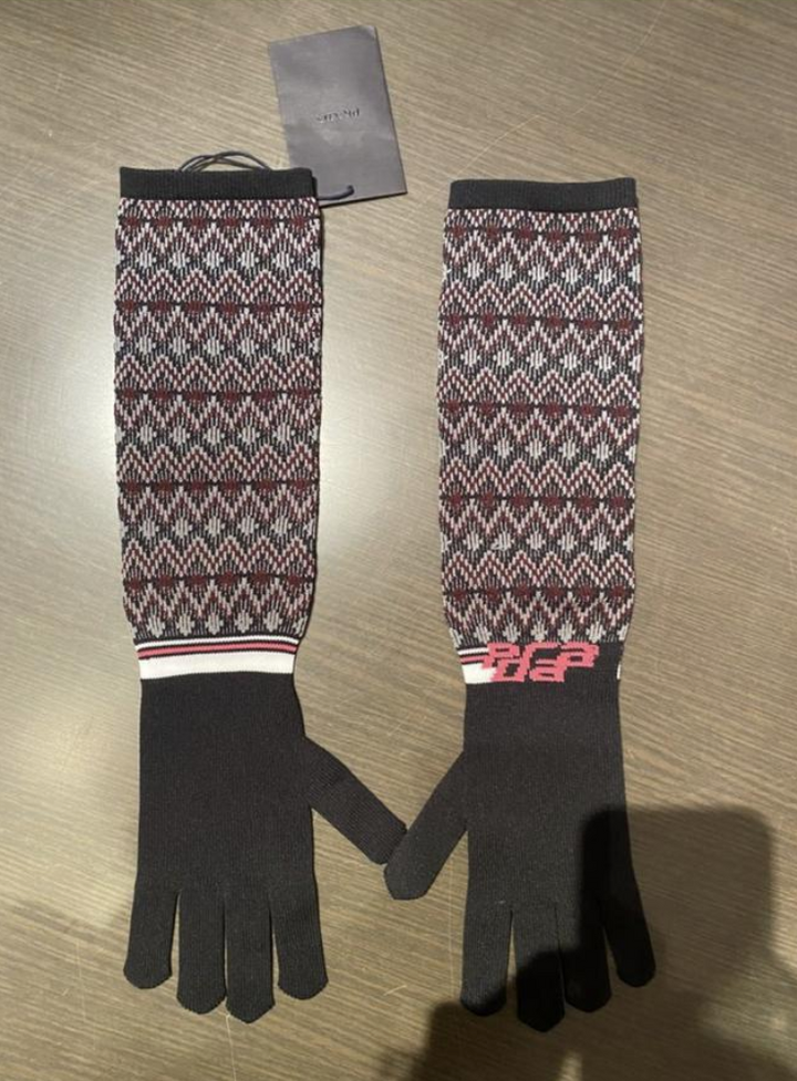 Prada Gloves in Multicolor Pattern