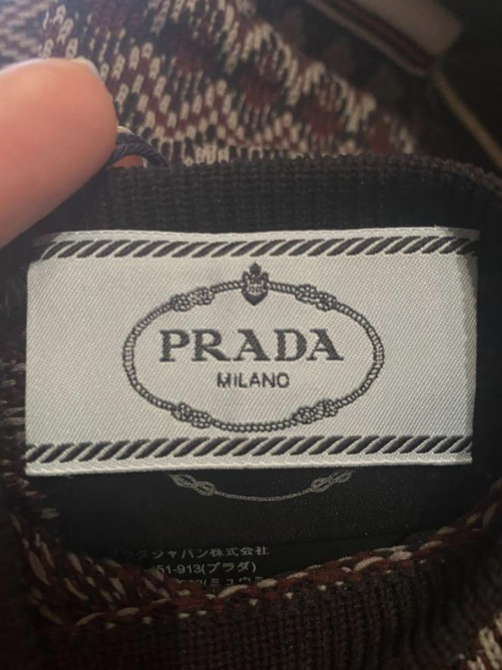 Prada Gloves in Multicolor Pattern